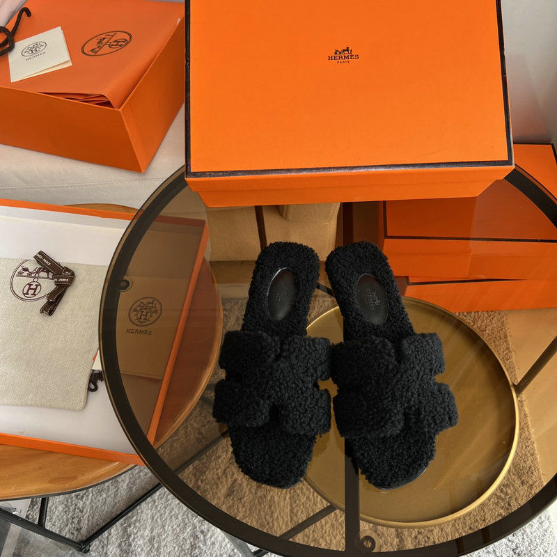 Hermes Wool Slippers SJH091305