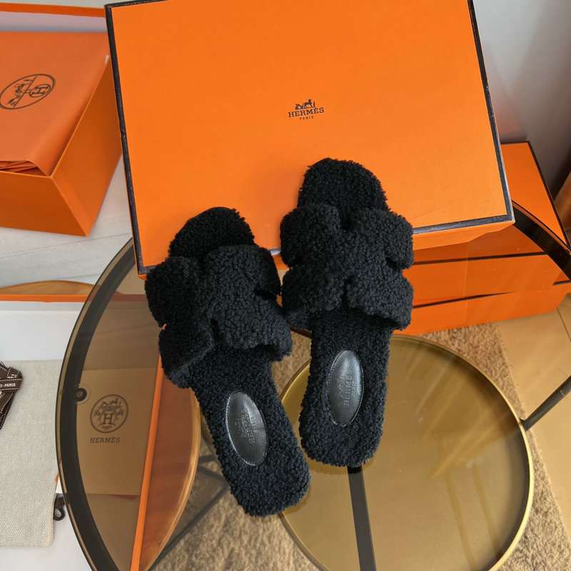 Hermes Wool Slippers SJH091305