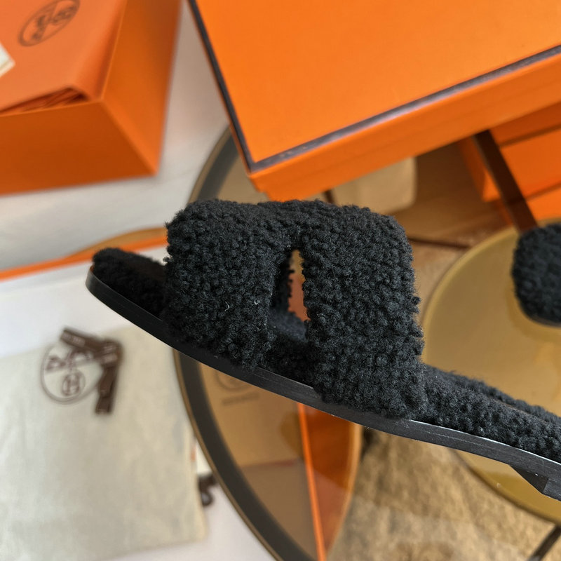 Hermes Wool Slippers SJH091305