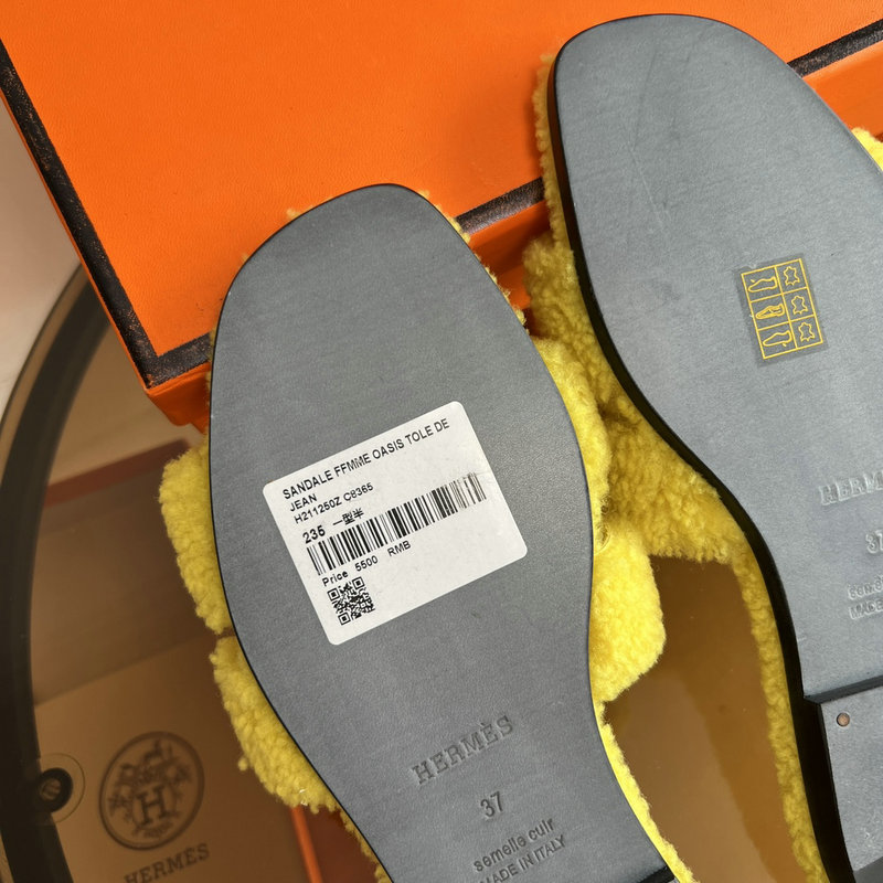 Hermes Wool Slippers SJH091307