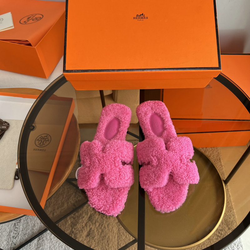 Hermes Wool Slippers SJH091310