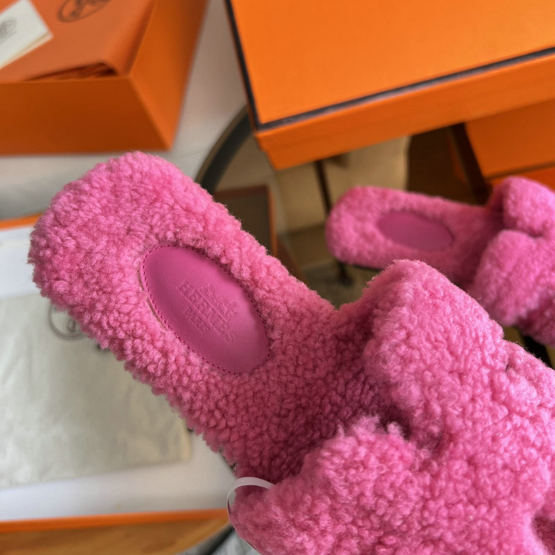 Hermes Wool Slippers SJH091310