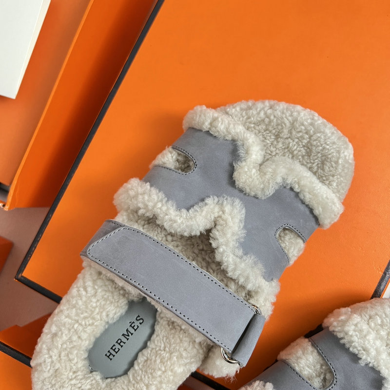 Hermes Wool Slippers SJH091311