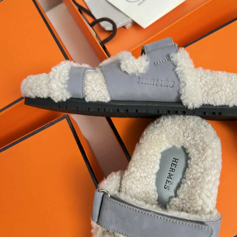 Hermes Wool Slippers SJH091311