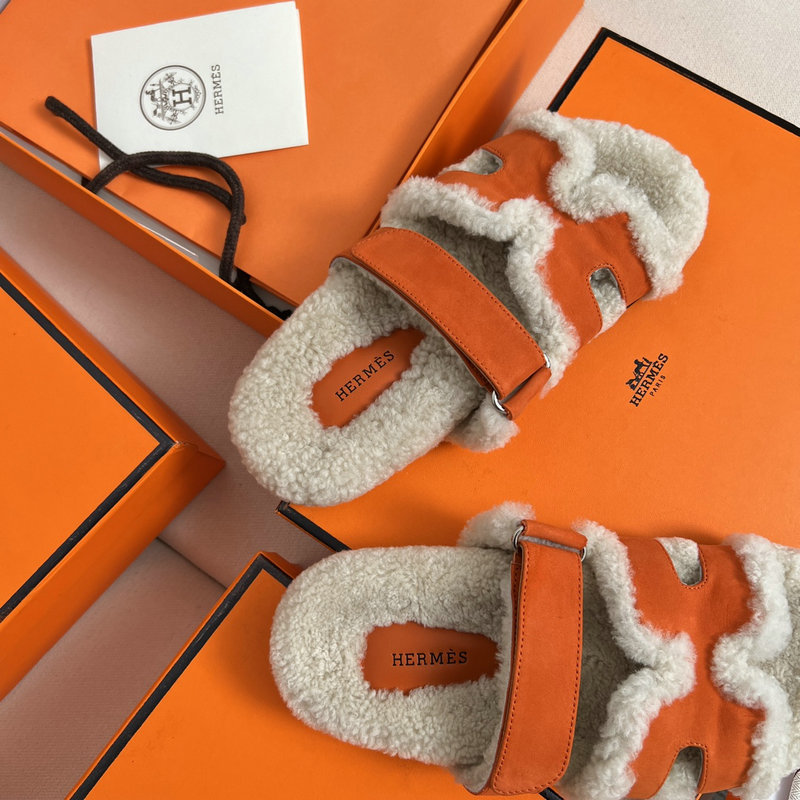 Hermes Wool Slippers SJH091313