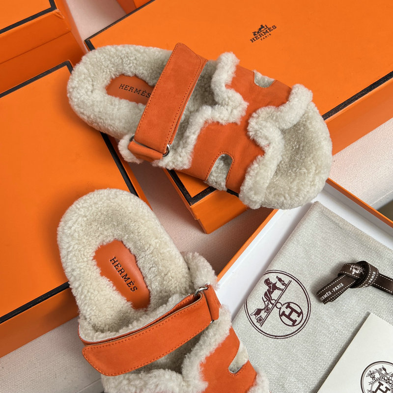 Hermes Wool Slippers SJH091313