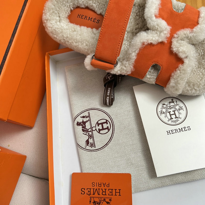 Hermes Wool Slippers SJH091313