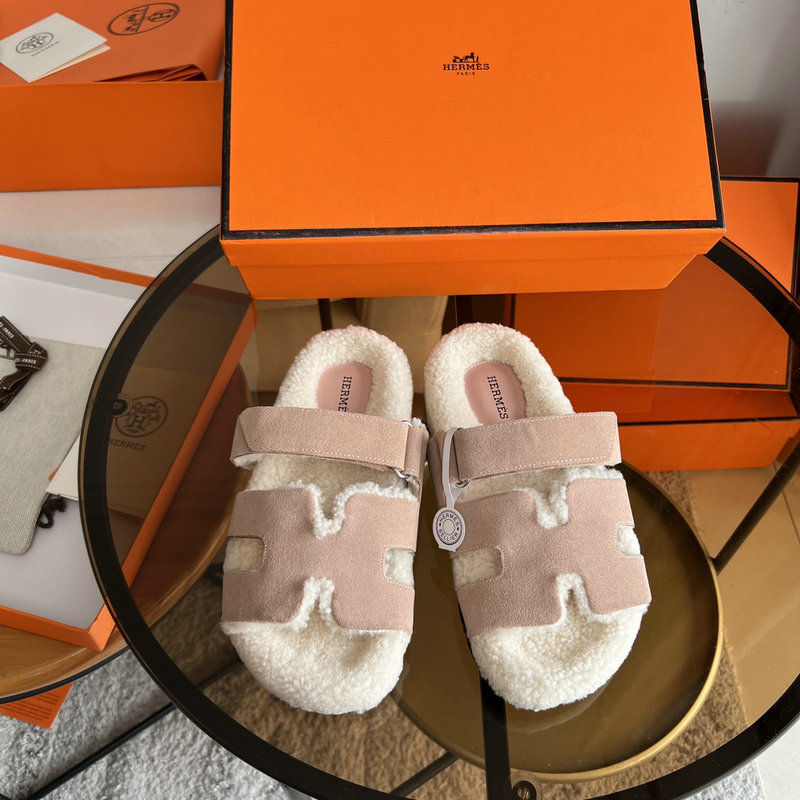 Hermes Wool Slippers SJH091319