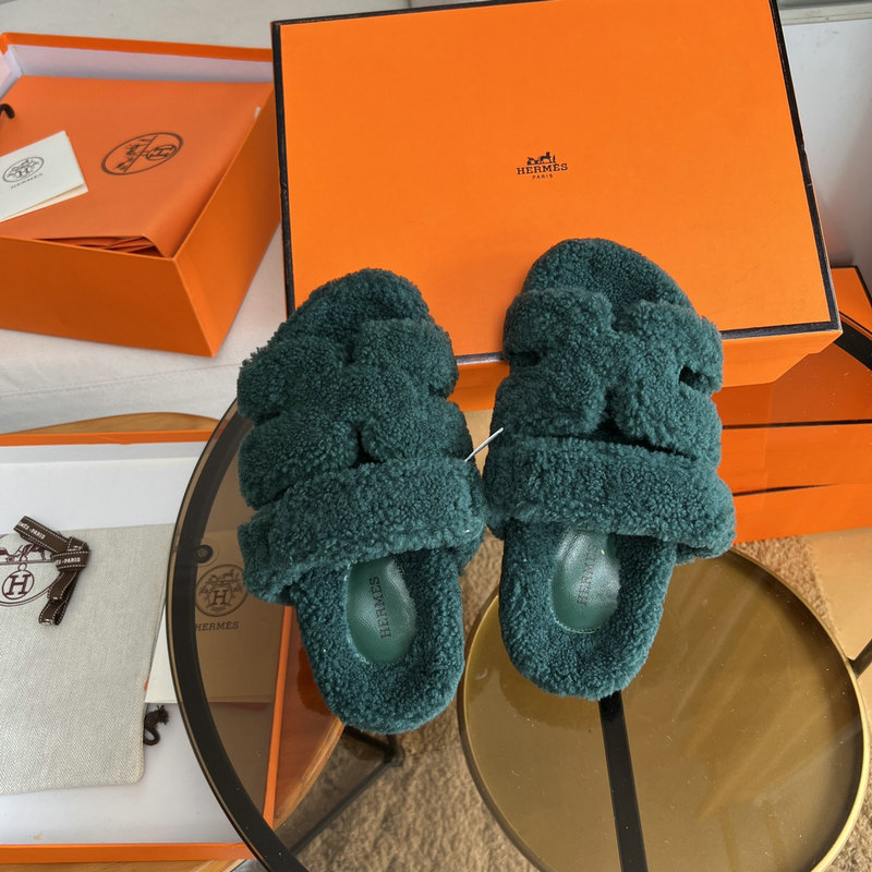 Hermes Wool Slippers SJH091323