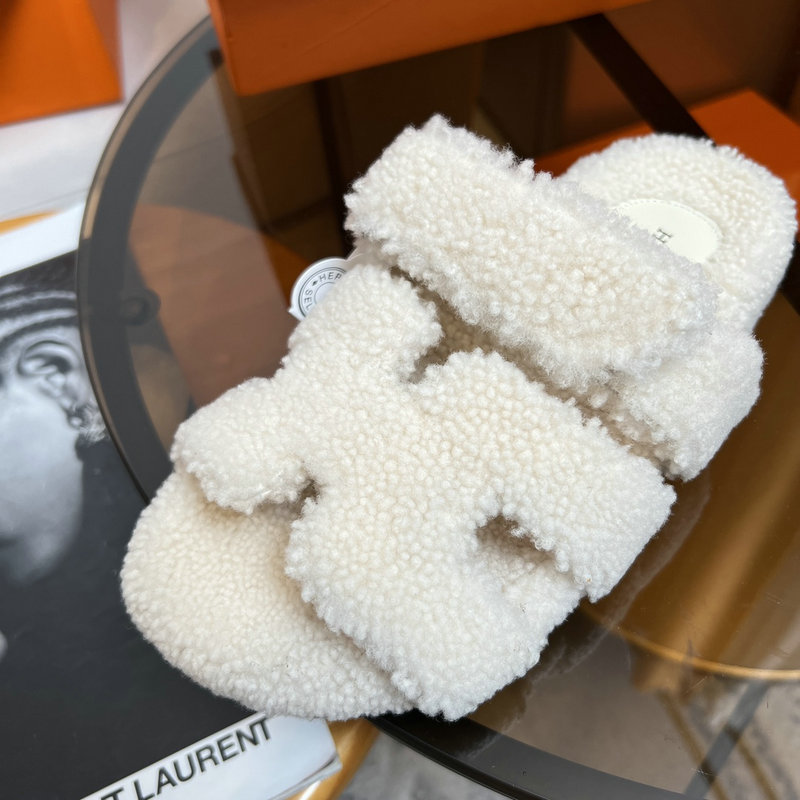 Hermes Wool Slippers SJH091324