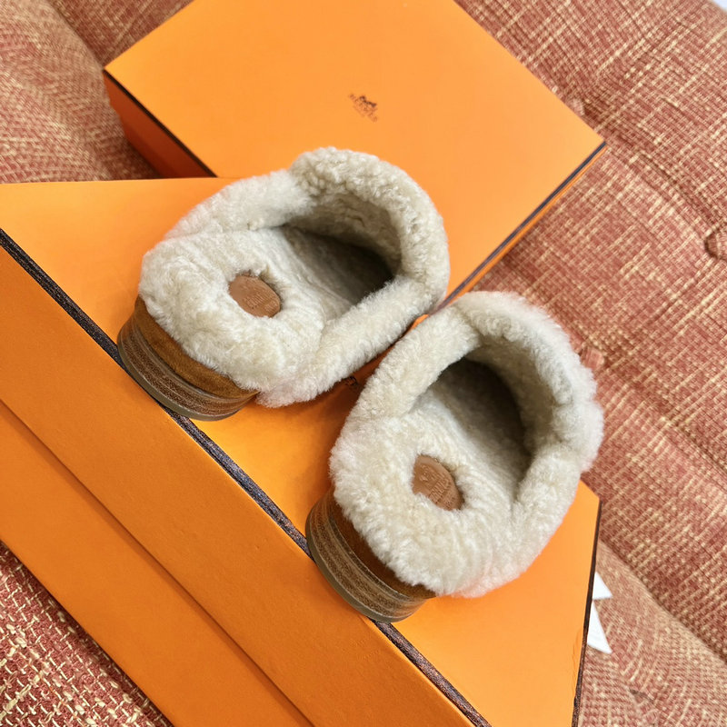 Hermes Wool Slippers SLH091301