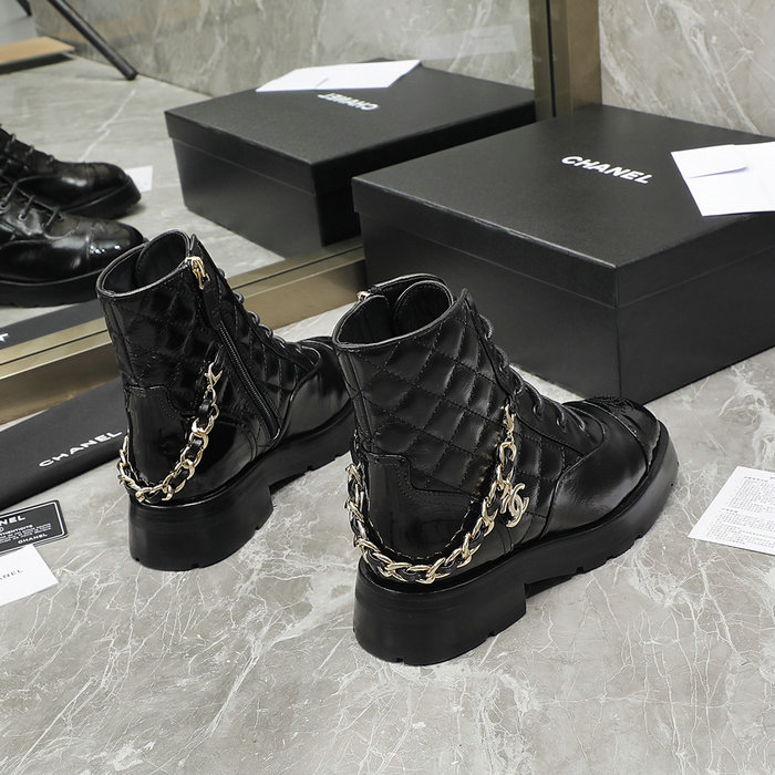 Chanel Leather Boots SDC092403