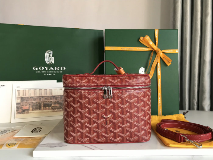 Goyard Muse Vanity Case Red GY020185