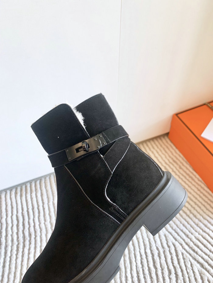 Hermes Leather Boots SNH101806