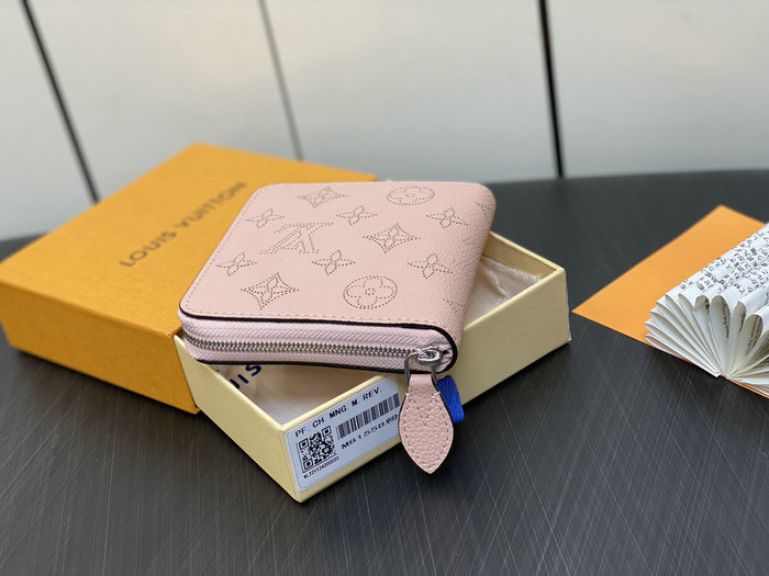 LOUIS VUITTON Zippy Compact Wallet Pink M81558