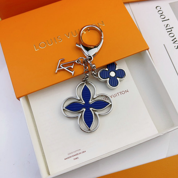 Lv Bag Charm Rimi Key Holder Blue M61013