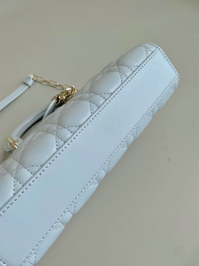 Small Dior Or Lady D-joy Bag Blue D3380