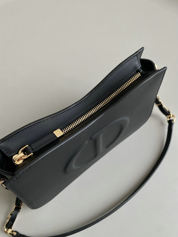 DIOR CD Signature Hobo Mini Bag Black M8131