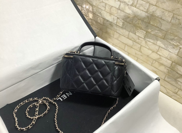 Chanel Vanity Case with Chain Black AP2199