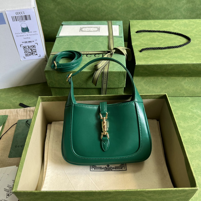 Gucci Jackie 1961 Mini Shoulder Bag Green 637091