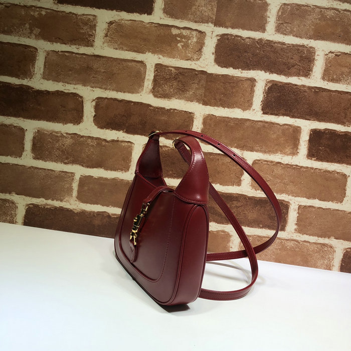 Gucci Jackie 1961 Mini Shoulder Bag Red 637091