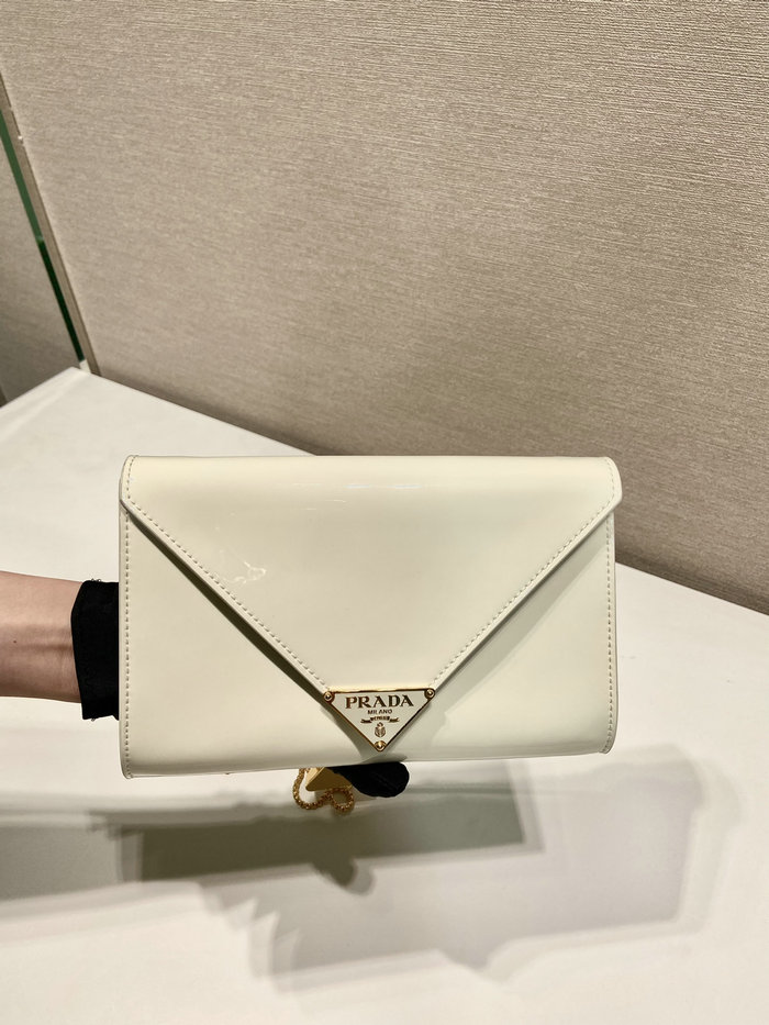 Prada Patent leather mini-bag White 1BP051