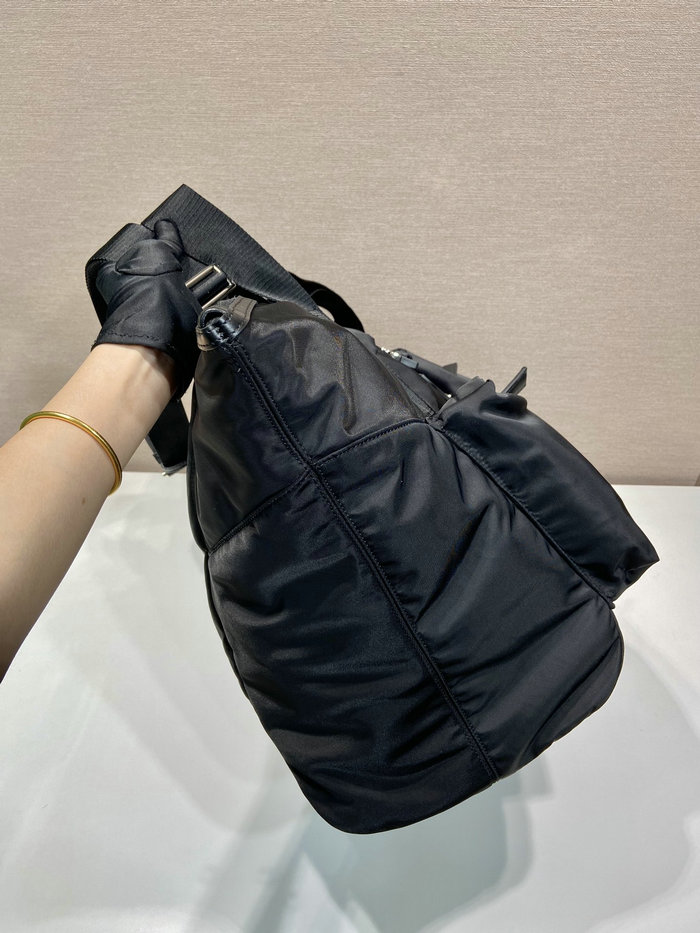 Prada Re-Nylon and leather travel bag 2VC040