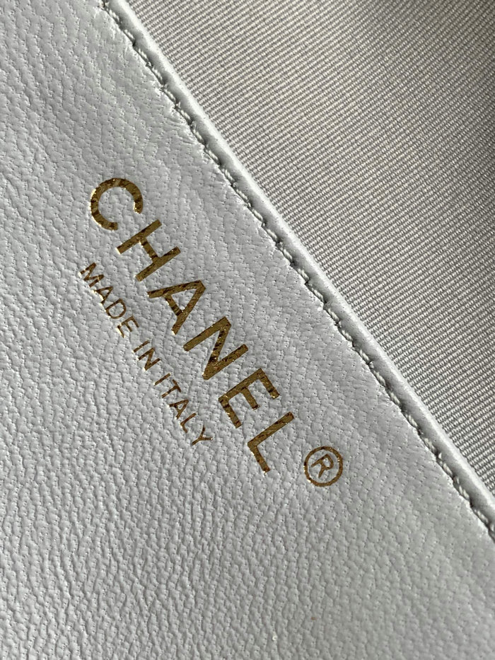 Chanel Lambskin Backpack Blue AS4762