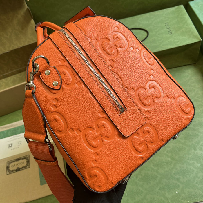 Gucci Jumbo GG Small Duffle Bag Orange 725282