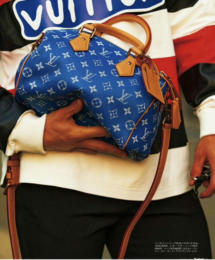 Louis Vuitton Speedy P9 Bandouliere 25 Blue M24423