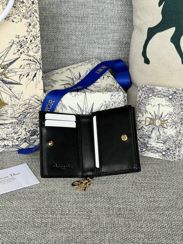 Lady Dior Lambskin Flap Card Holder S0011