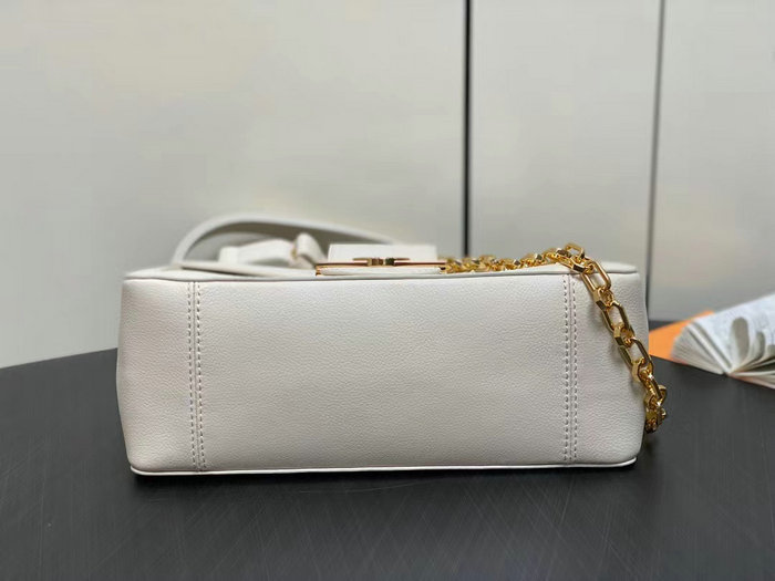 Louis Vuitton Dauphine Soft MM White M25209