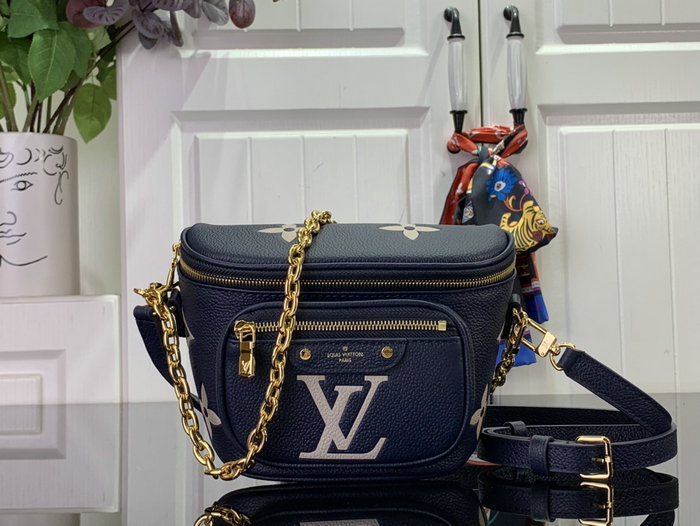 Louis Vuitton Mini Bumbag Navy Blue M85636