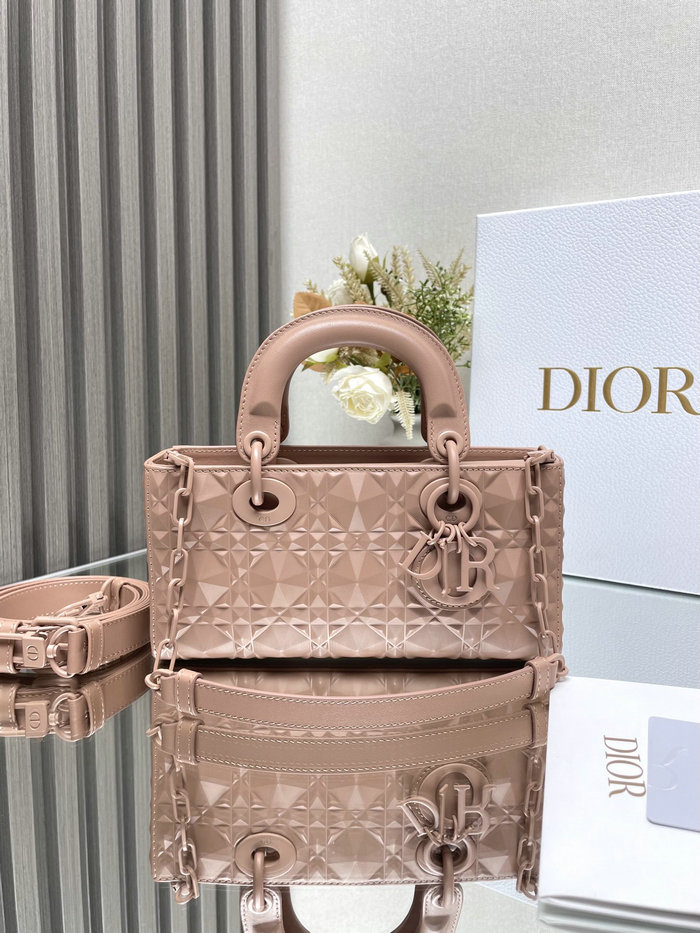 Small Dior Or Lady D-joy Bag Pink DM0613