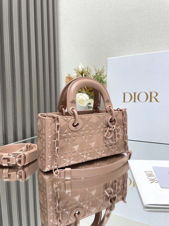 Small Dior Or Lady D-joy Bag Pink DM0613