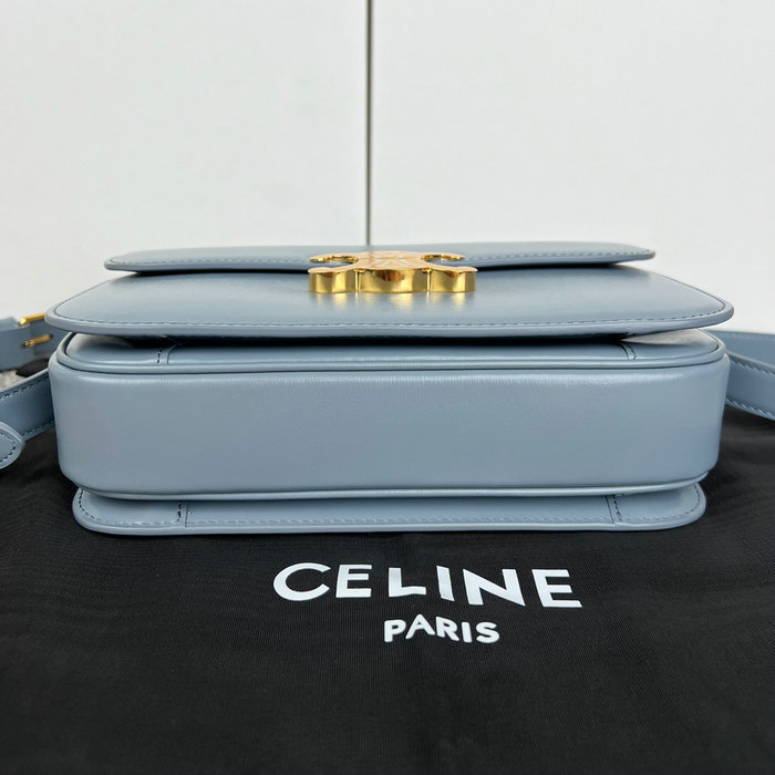 Celine Medium Triomphe Bag Blue Cl35023