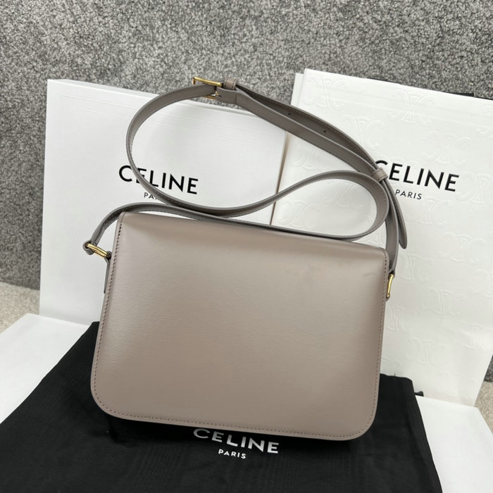 Celine Medium Triomphe Bag Grey Cl35023