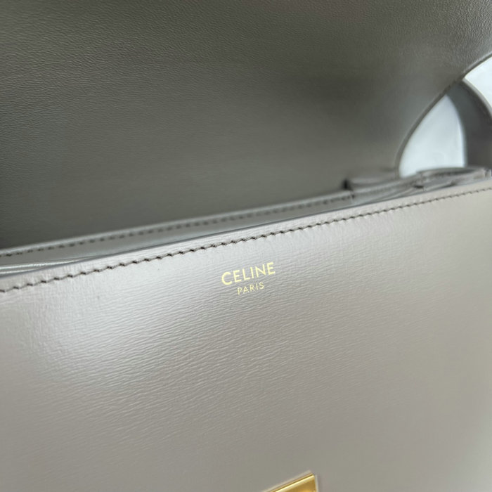 Celine Medium Triomphe Bag Grey Cl35023