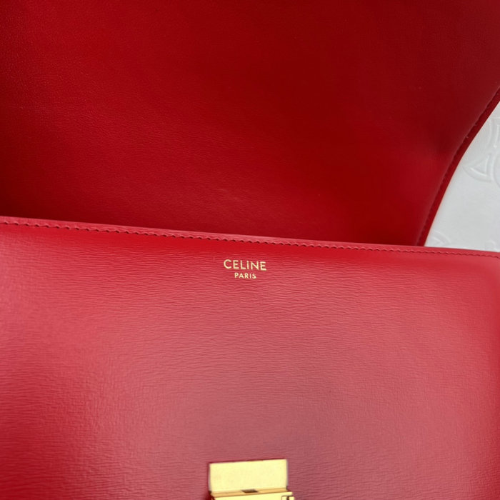 Celine Medium Triomphe Bag Red Cl35023