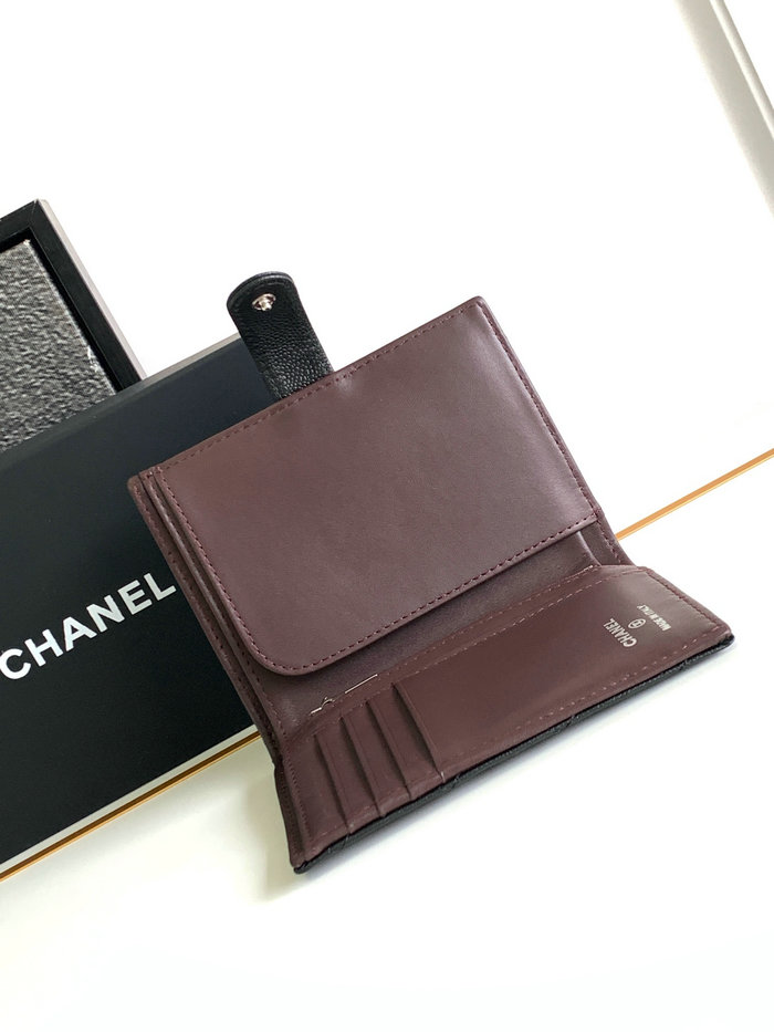 Chanel Grain Calfskin Passport Holder AP0430