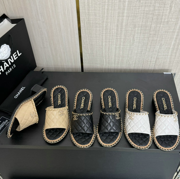 Chanel Lambskin Sandals MSC043005