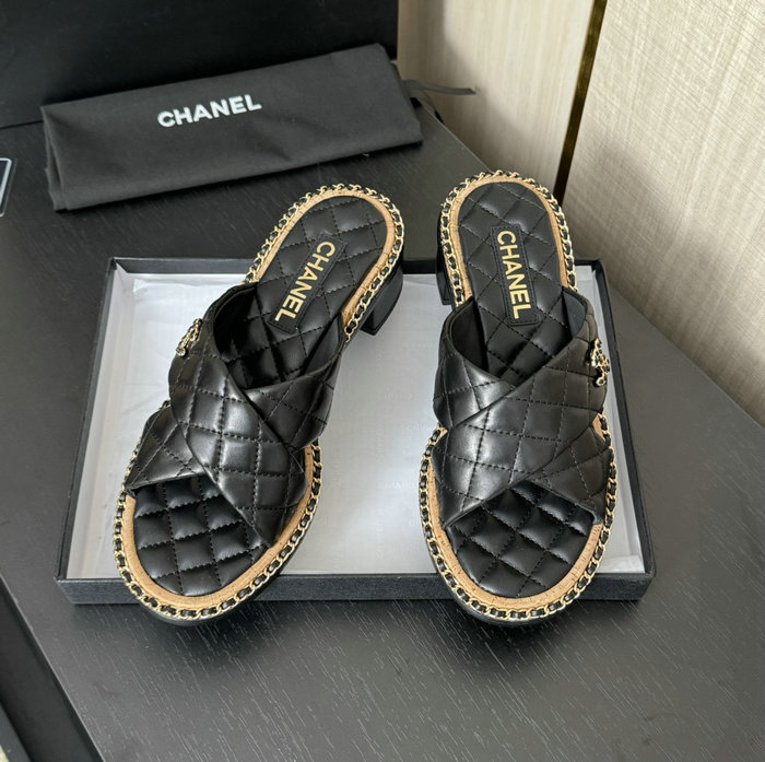 Chanel Lambskin Sandals MSC043006