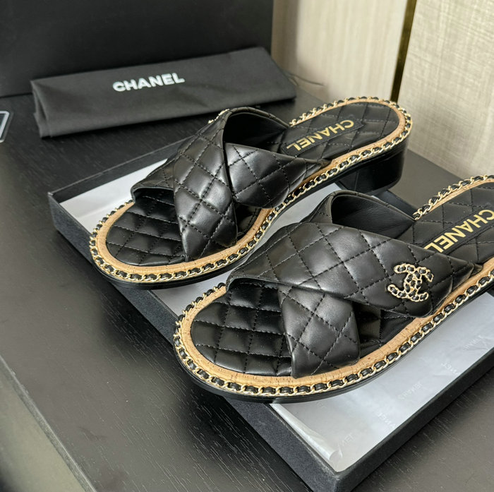 Chanel Lambskin Sandals MSC043006