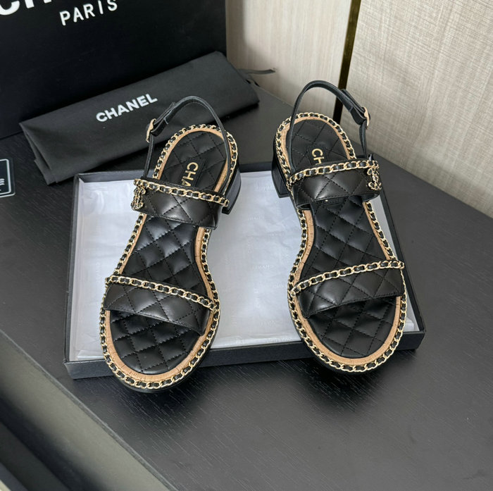 Chanel Lambskin Sandals MSC043007