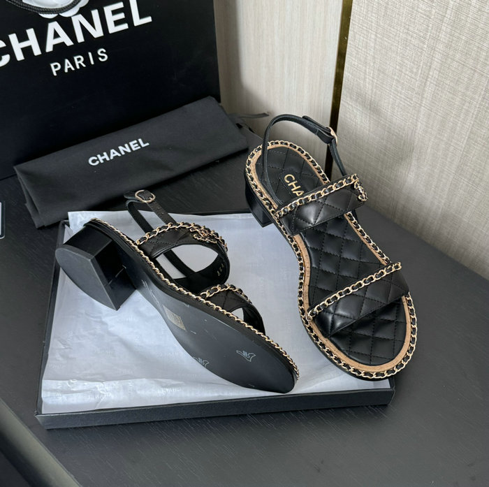 Chanel Lambskin Sandals MSC043007