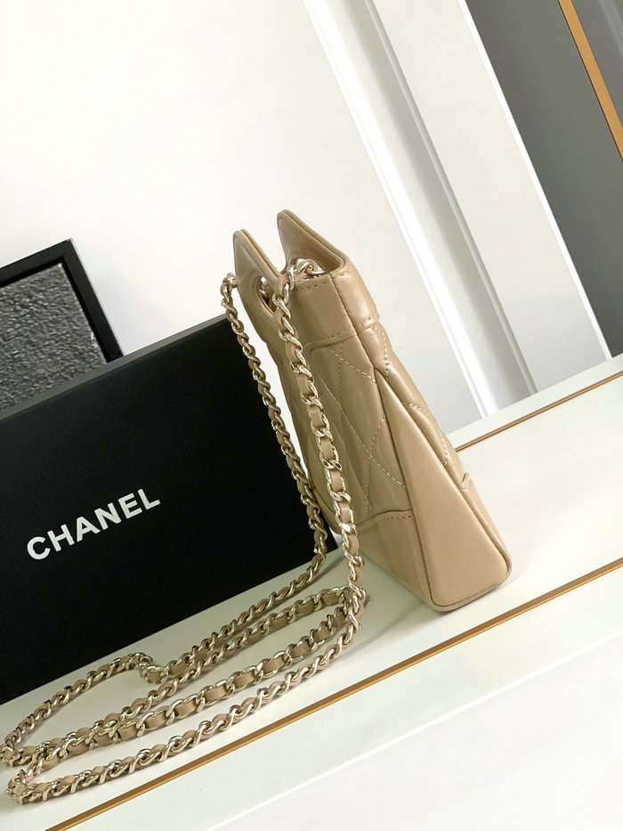 Chanel Mini 31 Clutch With Chain Beige AS3656