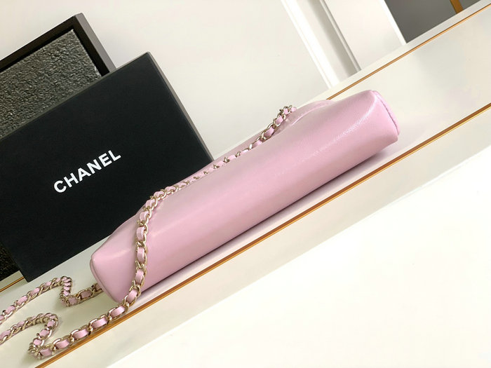 Chanel Mini 31 Clutch With Chain Pink AS3656