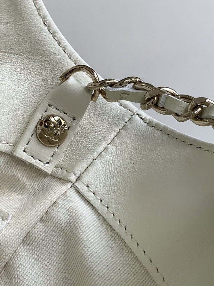 Chanel Mini 31 Clutch With Chain White AS3656