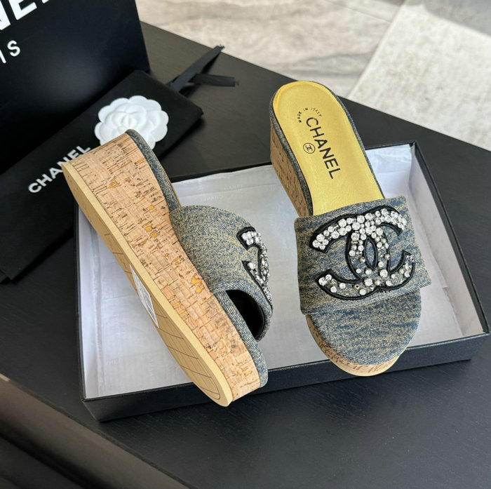 Chanel Wedge Sandals MSC043002