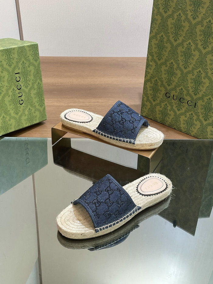 Gucci Denim Slippers MSG043003